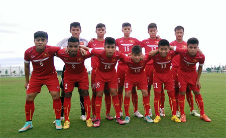 U15 Việt Nam tham dự chương trình giao hữu Nhật Bản-Mekong 2015.